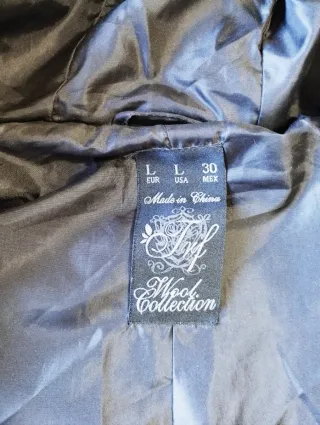 Trenca Lana Zara Mujer Negra