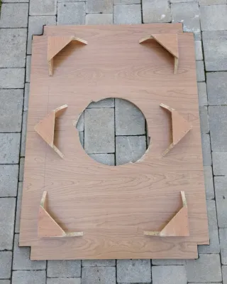 Tarima Rectangular para Brasero y Radiador 120×88