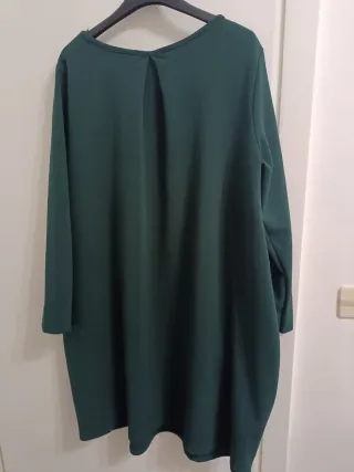 Coppia vestiti donna blu e verdi beige con strass