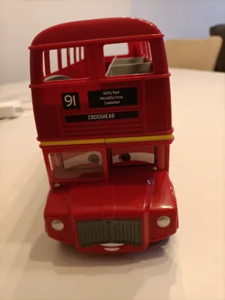 Autobús Rojo de Juguete Doble Piso