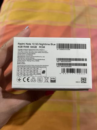 Xiaomi Redmi Note 10 5G Blu