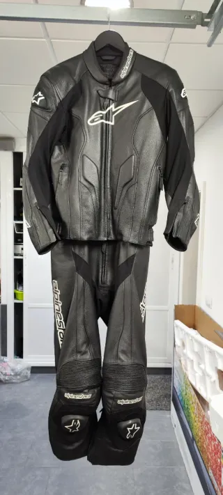 Mono de cuero Alpinestars 2 piezas