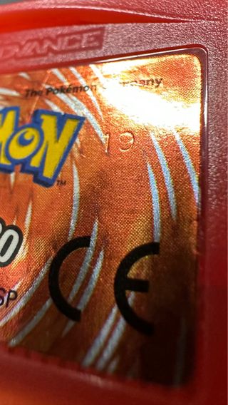 Pokemon Rojo Fuego ORIGINAL GameBoy Advance