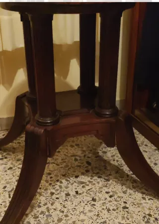 Base de mesa comedor madera maciza 75cm