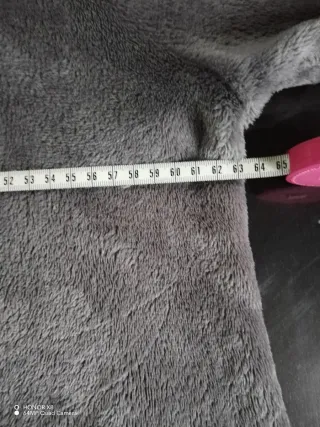 Sudadera peluche gris 2XL