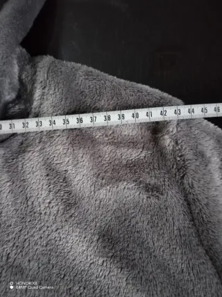 Sudadera peluche gris 2XL