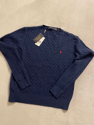 Maglione Polo Ralph Lauren Uomo Cotone Blu