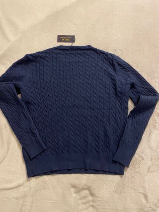 Maglione Polo Ralph Lauren Uomo Cotone Blu