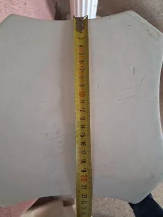 Consola de 2 Columnas de yeso más cristal