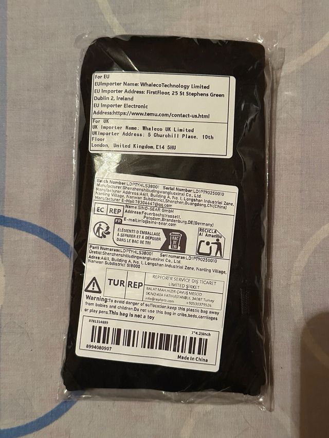 Funda Neopreno Móvil Universal Negra