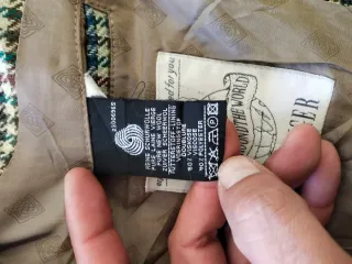 Chaqueta americana cuadros hombre