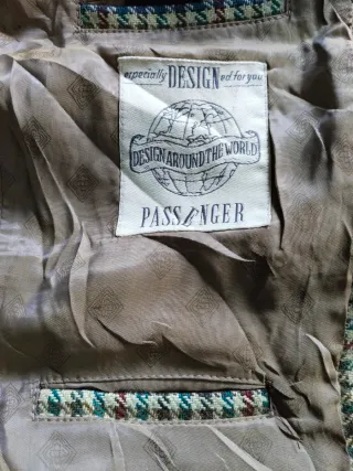 Chaqueta americana cuadros hombre