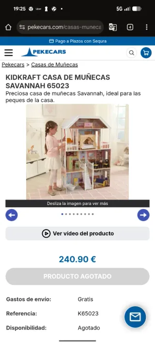 Casita de muñecas Kidkraft