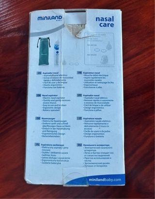 Aspirador Nasal Miniland Baby