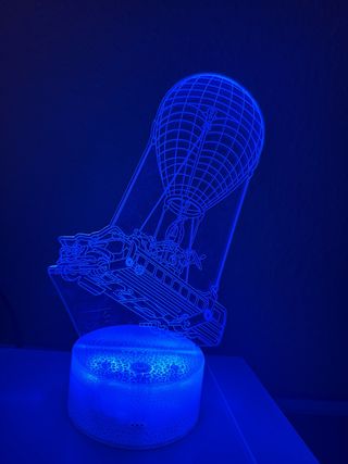 Lámpara LED 3D Autobús Fortnite