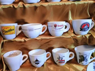 Tazzine caffè pubblicitarie, set 16 pezzi