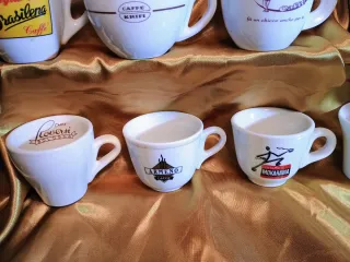 Tazzine caffè pubblicitarie, set 16 pezzi