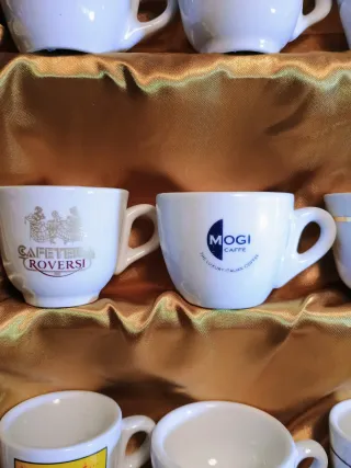 Tazzine caffè pubblicitarie, set 16 pezzi