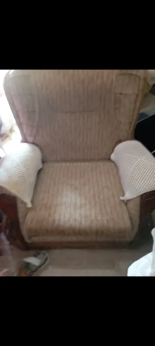 Sillón de terciopelo