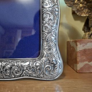 Cornice Portafoto Argento 925 anni 80 x foto 13x18