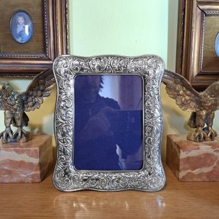 Cornice Portafoto Argento 925 anni 80 x foto 13x18