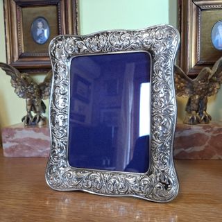 Cornice Portafoto Argento 925 anni 80 x foto 13x18