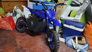 Moto Eléctrica Infantil Azul