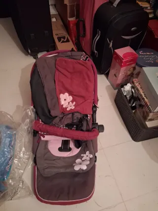 Carro de bebé marca raider con capazo,cuco y silla