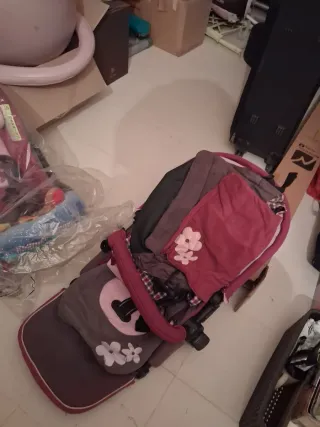 Carro de bebé marca raider con capazo,cuco y silla