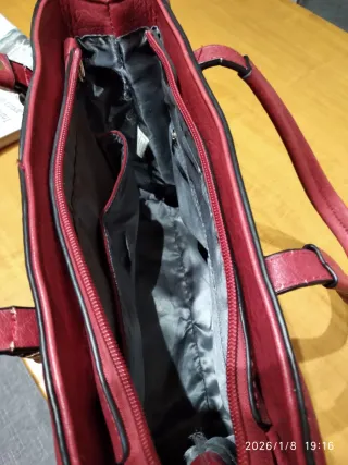 Bolso de mano mujer rojo