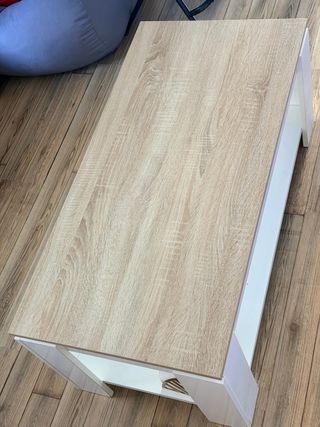 Mesa centro elevable con revistero