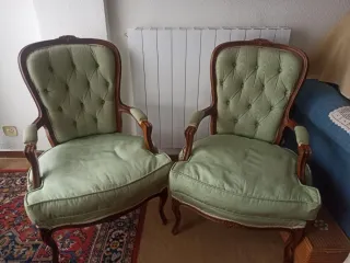 Par de Sillas de Comedor Tapizadas