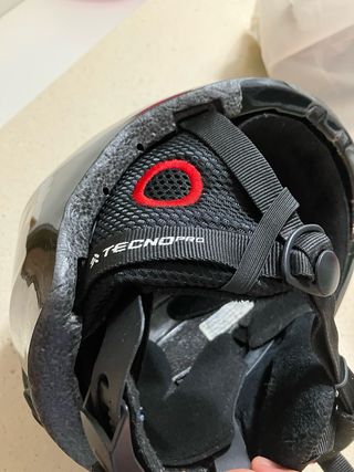 Casco de esquí negro para niño/a