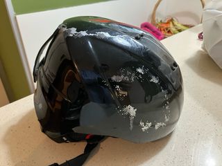 Casco de esquí negro para niño/a