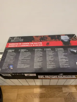 Barbacoa Carbón Portátil Grill Meister