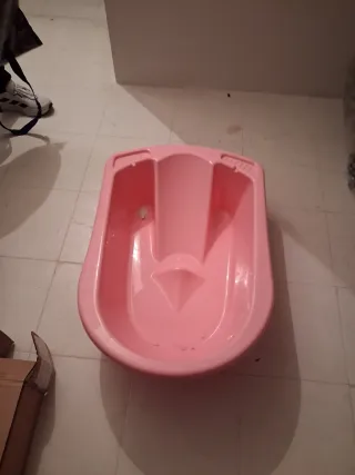 Bañera para bebé rosa
