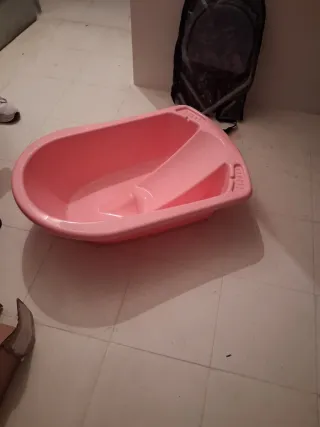 Bañera para bebé rosa