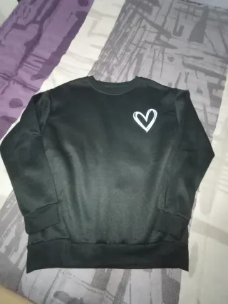 Sudadera negra talla S