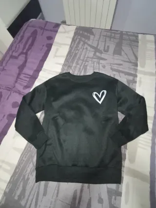Sudadera negra talla S