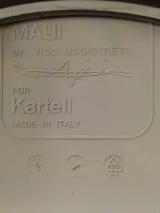 Silla Kartell Maui by Vico Magistretti con ruedas
