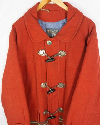Chaqueta Larga Étnica Vintage Roja XL