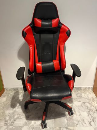 Silla Gamer Negra y Roja SIN MARCA