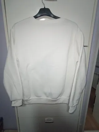 Sudadera blanca talla S