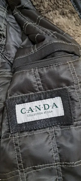 Chaqueta de cuero negra hombre