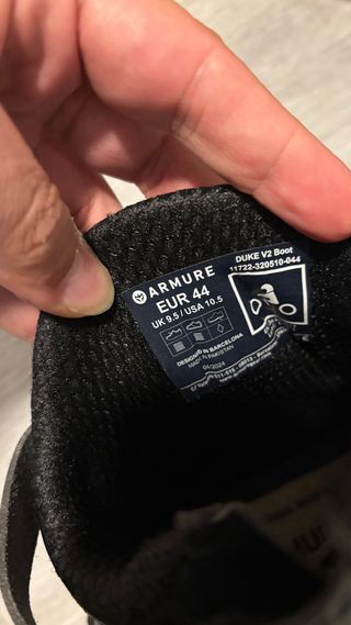 Botas Moto Armure Duke V2 Full Black, Talla 44