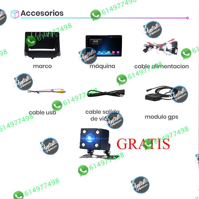 Radio Pantalla CARPLAY GPS USB para Ford Fiesta