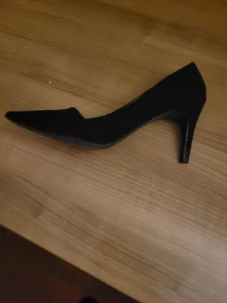 Zapatos de tacón negros, talla 40