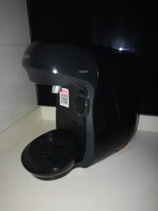 Cafetera Bosch Cápsulas Negra