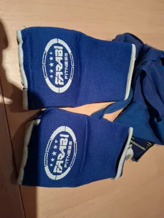 Protectores MMA Farabi Fitness Azules