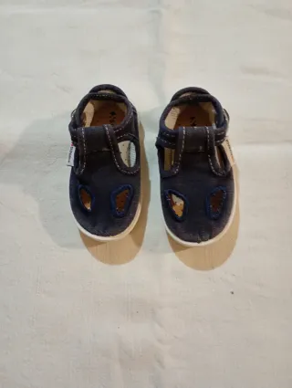 Sandali Superga bimbo blu